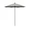 California Umbrella 7.5' Black Aluminum Market Patio Umbrella, Sunbrella Granite 194061334263 - alternate 1